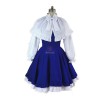 Cardcaptor Sakura Tomoyo Daidouji Singer Blue Dress Cosplay Costume