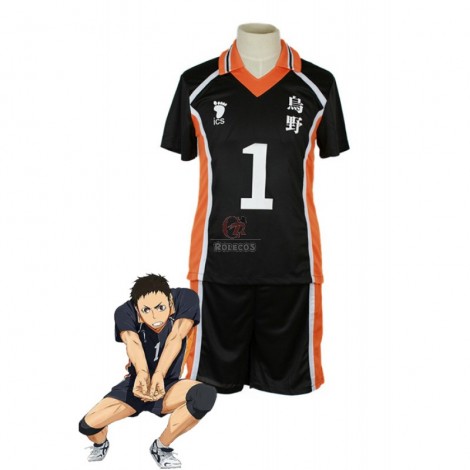 Haikyū!! Sawamura Daichi Number 1 Volleyball Sports Cosplay Costumes