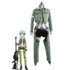 Hot Anime Sword Art Online Sinon Cosplay Costume Female Outfits