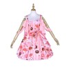 Pink Lolita Costume Strapless Dress Cute Cosplay Costume