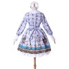 Lolita Long Sleeve Lace Dress Princess Pastoral Style Lolita Costume