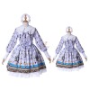 Lolita Long Sleeve Lace Dress Princess Pastoral Style Lolita Costume