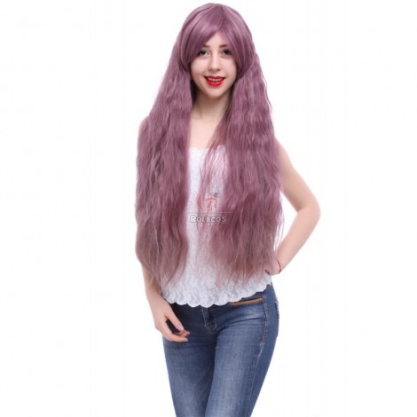 80cm Long Rhapsody Color In Taro Fade Curly Cosplay Hair Wig