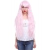 Rhapsody 80cm long cosplay Wigs Harajuku curly wave pink lovely girls anime hair