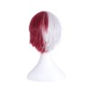 My Hero Academia Shōto Todoroki Anime Cosplay Wigs White Mix Red Wigs