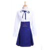 Fate Stay Night Casual Saber Uniform Dress Cosplay Costume New Fancy Dress