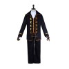 Gintama Toushirou Hijikata/Sougo Okita Uniform Black Cosplay Costumes