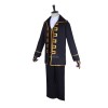 Gintama Toushirou Hijikata/Sougo Okita Uniform Black Cosplay Costumes