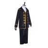 Gintama Toushirou Hijikata/Sougo Okita Uniform Black Cosplay Costumes