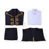 Gintama Toushirou Hijikata/Sougo Okita Uniform Black Cosplay Costumes