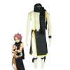 Fairy Tail Natsu Dragneel Cosplay Costume Black And White Suit