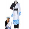 Gintama Sakata Silver Black And White Suit Animation Cosplay Costume