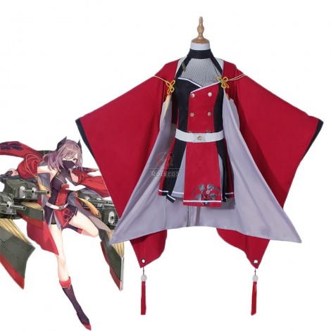 Azur Lane Characte Combats IJN Kirishima Anime Cosplay Custume