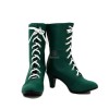 Sailor Moon Sailor Jupiter Kino Makoto Cosplay Shoes Green Boots Tailor Made