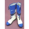 Guilty Gear KY KISKE White And Blue Boots Cosplay Shoes