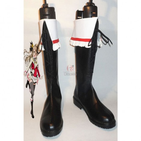 Love Live! Kousaka Honoka Black Boots Cosplay Boots Boot Shoes