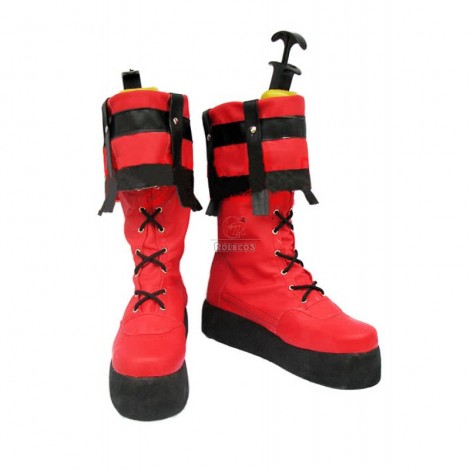 Guilty Gear Sol Badguy Cosplay Shoes With Bright Color