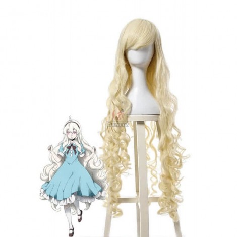 Kagerou Project Marry Kozakura Long Cosplay Wigs Blonde Wavy Hair