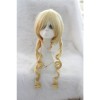 60CM Long Gold Wave KARNEVAL TSUKUMO Cosplay Hair Wig