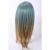 NEW Mar.60cm long mix color straight Anime women fashion cosplay hair wig