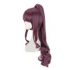 NEW GAME! Hifumi Takimoto Purple Long Cosplay Wigs