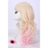 NEW fashion Mar.50cm Long Mix beige pink Cosplay wigs Party Hairs