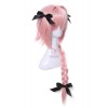 Fate Apocrypha Astolfo Pink Long Braid Cosplay Wigs With Head Wear