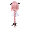 Fate Apocrypha Astolfo Pink Long Braid Cosplay Wigs With Head Wear