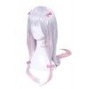 Eromanga Sensei Izumi Sagiri Long Silver Mixed Pink Anime Cosplay Girls Wigs