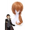 Bungou Stray Dogs Chuya Nakahara Short Orange Medium Wavy Cosplay Wigs