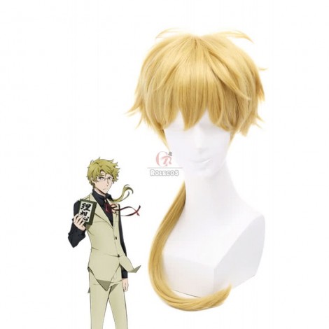 Bungou Stray Dogs Doppo Kunikida Gold Cosplay Wigs