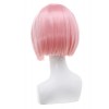 Life In A Different World From Zero Rem Short Bob Straight Pink Anime Female Cosplay Wigs