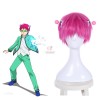 Saiki Kusuo no sai-nan Saiki Kusuo Pink Short Cosplay Wigs