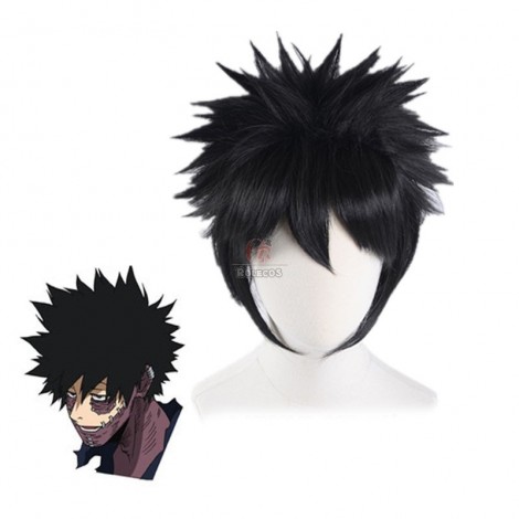 My Hero Academia Anime Dabi Black Short Cosplay Wigs