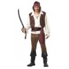 Full Set Mens Fancy Pirate Costume Cosplay Halloween