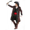 Full Set Mens Fancy Pirate Costume Cosplay Halloween