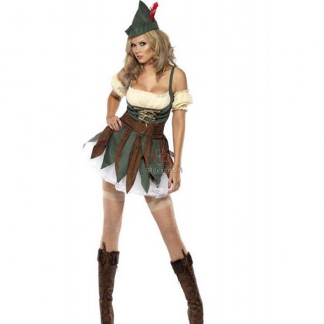 Peter Pan Girls' Dress Halloween Cosplay Costume