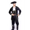 Pirate Of The Caribbean Black Cool Suit Cosplay Costume