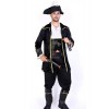 Pirate Of The Caribbean Black Cool Suit Cosplay Costume