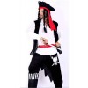 New Arrival White And Black Suit Pirate Of The Caribbean Halloween Cosplay Costume