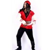 Pirate Of The Caribbean Red Kerchief Suit Cosplay Costume