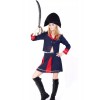 Pirate Of The Caribbean British Style Blue And Red Suit Cosplay Costume