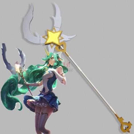 LOL Magical Girl Soraka Walking Stick Cosplay Props