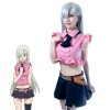 The Seven Deadly Sins no Taizai Elizabeth Liones Cosplay Costume Women Full Sets