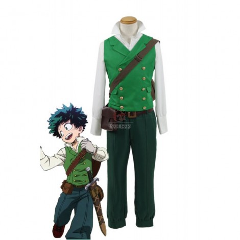 My Hero Academia Izuku Midoriya Anime Cosplay Green Costumes