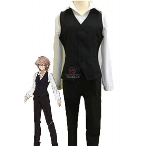 Fate/Apocrypha Sieg Black and White Uniform Cloth Anime Cosplay Costumes