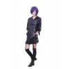 Tokyo Ghoul Touka Kirishima Black Leather Turnouts Cosplay Costume