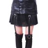 Tokyo Ghoul Touka Kirishima Black Leather Turnouts Cosplay Costume