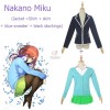 Gotoubun no Hanayome Nakano Ichika/Nakano Nino/Nakano Miku/Nakano Yotsupa/Nakano Itsuki Cosplay Costume