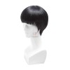 Mob Psycho 100 Mob Black Wave Head Short Wig Cosplay Wigs